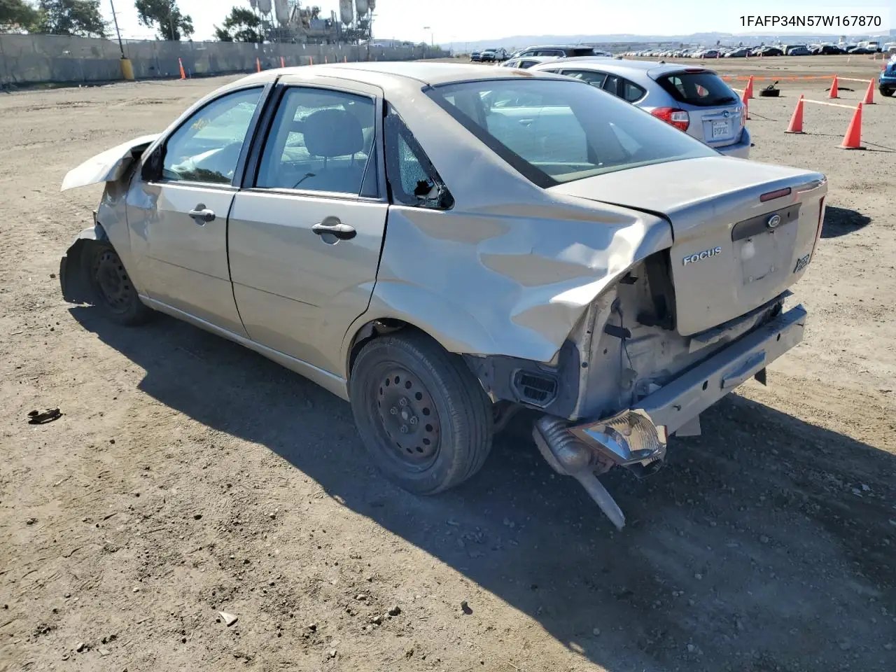 2007 Ford Focus Zx4 VIN: 1FAFP34N57W167870 Lot: 42447664
