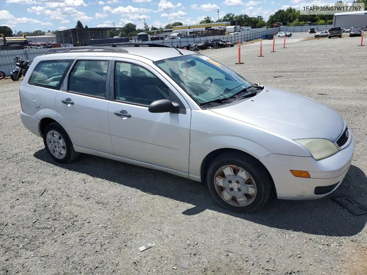 2007 Ford Focus Zxw VIN: 1FAFP36N07W177767 Lot: 56370345
