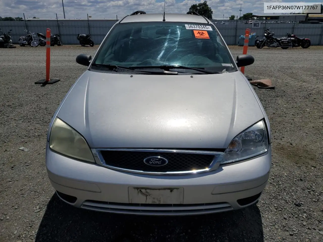 2007 Ford Focus Zxw VIN: 1FAFP36N07W177767 Lot: 56370345