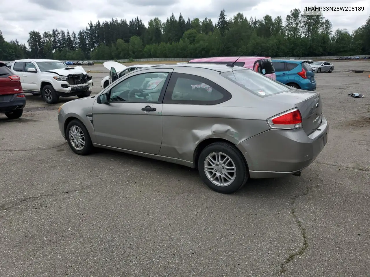 2008 Ford Focus Se VIN: 1FAHP33N28W208189 Lot: 56913195
