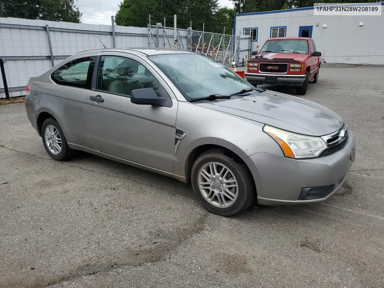 2008 Ford Focus Se VIN: 1FAHP33N28W208189 Lot: 56913195