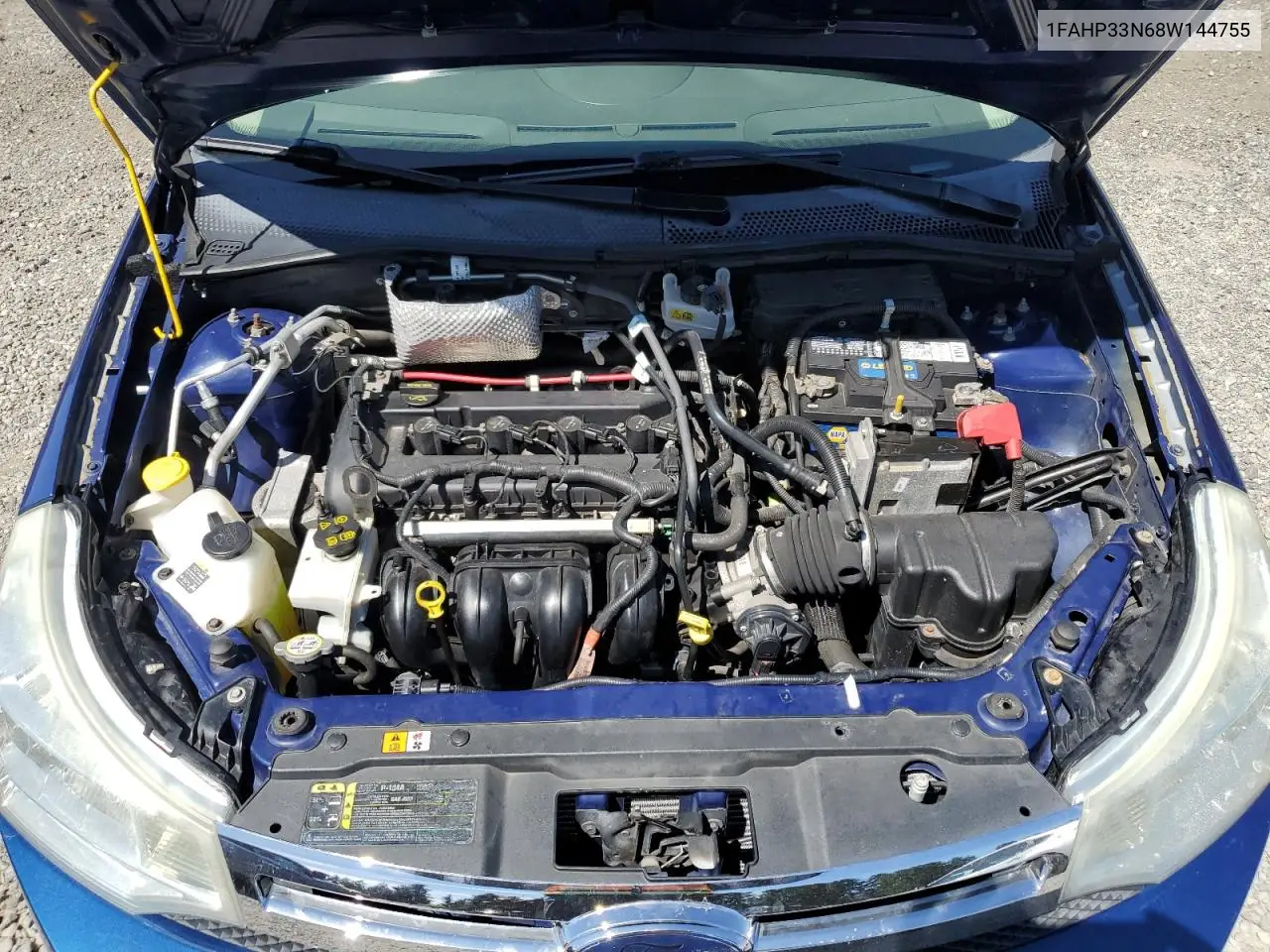 2008 Ford Focus Se VIN: 1FAHP33N68W144755 Lot: 62418365