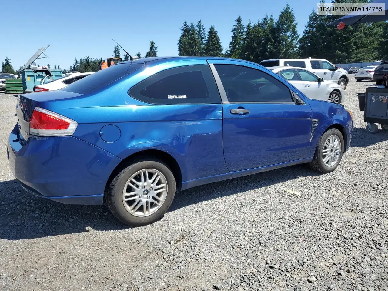 2008 Ford Focus Se VIN: 1FAHP33N68W144755 Lot: 62418365