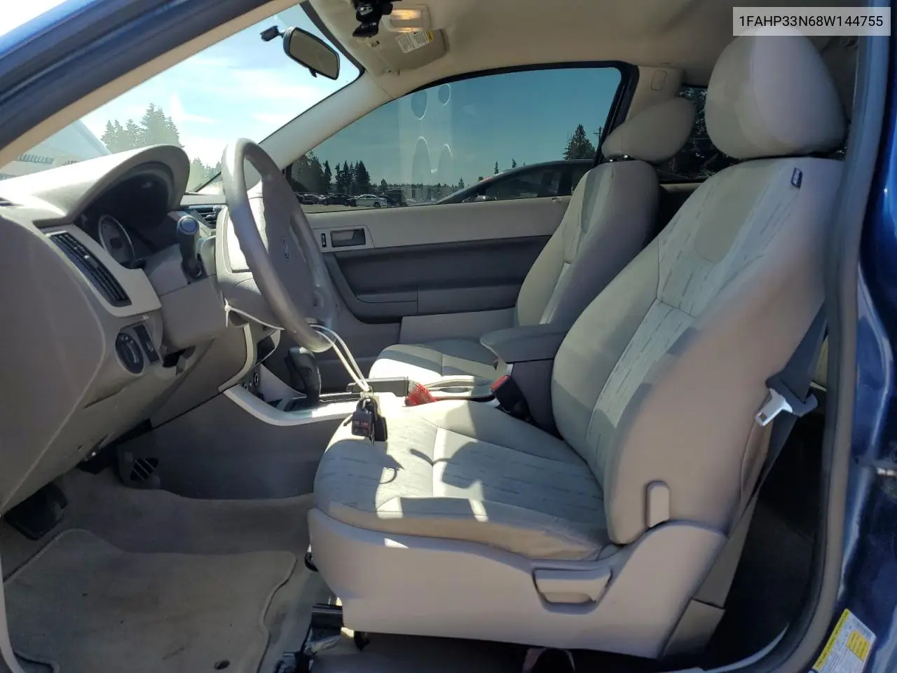 2008 Ford Focus Se VIN: 1FAHP33N68W144755 Lot: 62418365