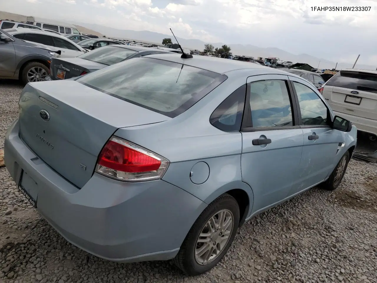 2008 Ford Focus Se VIN: 1FAHP35N18W233307 Lot: 62891795