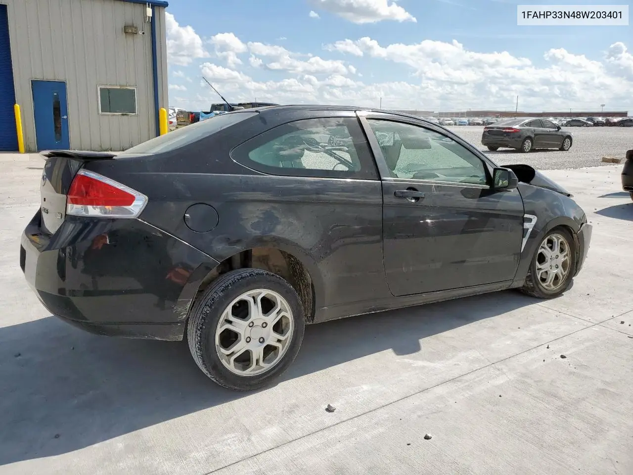 2008 Ford Focus Se VIN: 1FAHP33N48W203401 Lot: 62940075