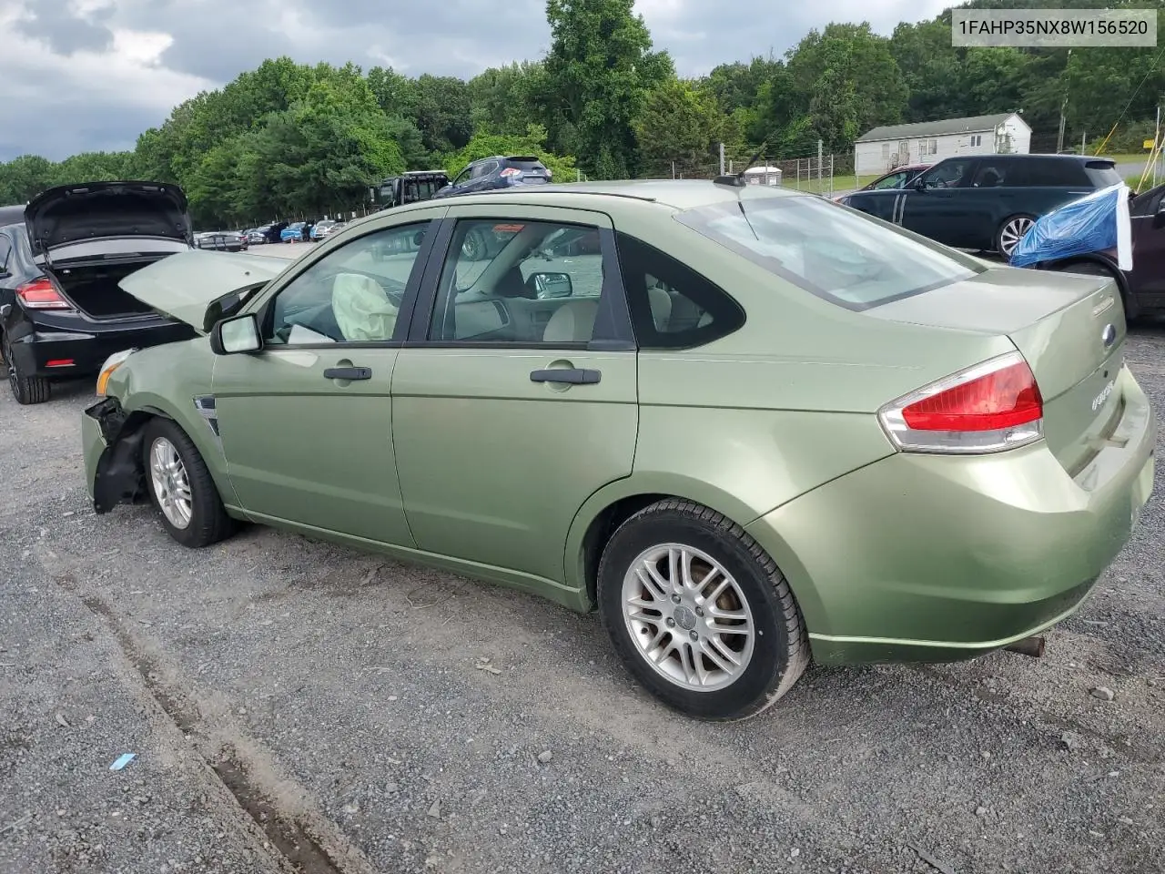 2008 Ford Focus Se VIN: 1FAHP35NX8W156520 Lot: 63315285