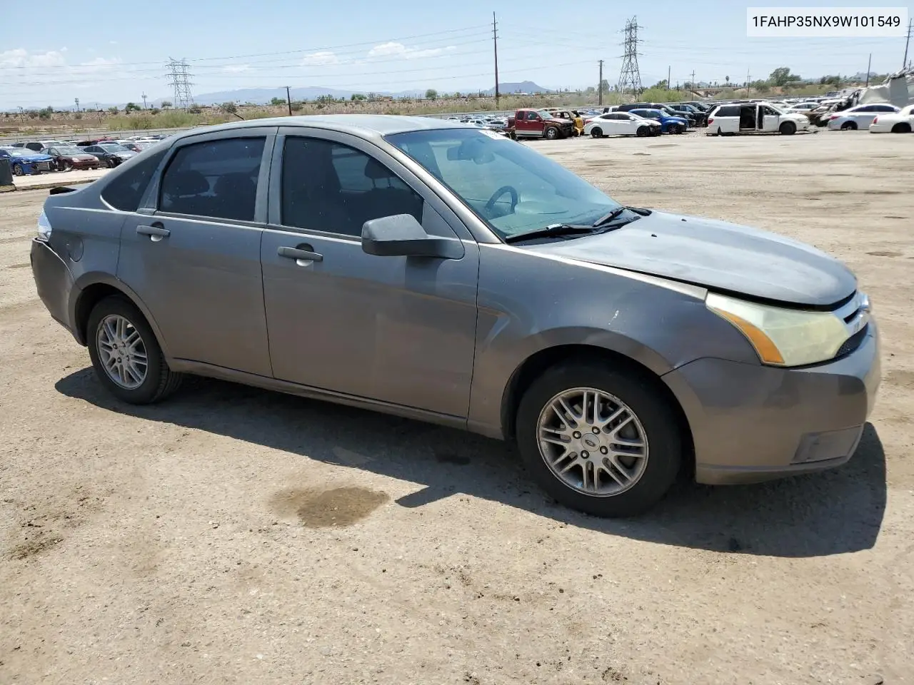 2009 Ford Focus Se VIN: 1FAHP35NX9W101549 Lot: 61846935