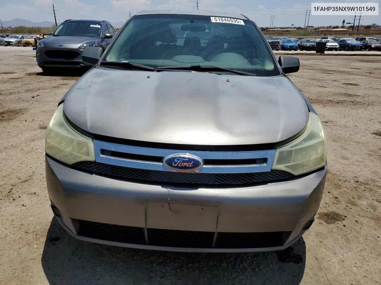 2009 Ford Focus Se VIN: 1FAHP35NX9W101549 Lot: 61846935