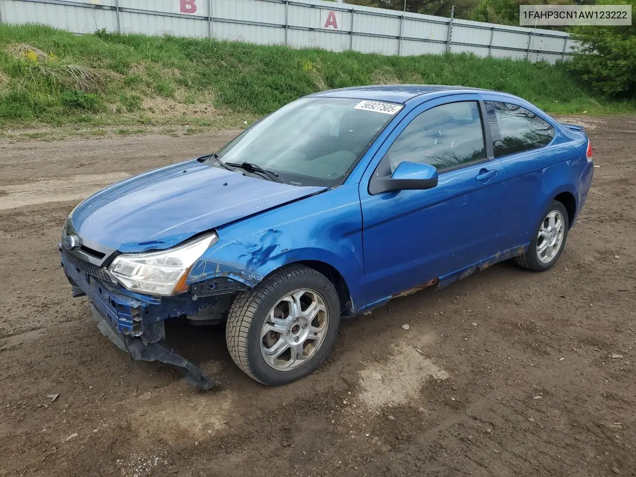 2010 Ford Focus Se VIN: 1FAHP3CN1AW123222 Lot: 56927505
