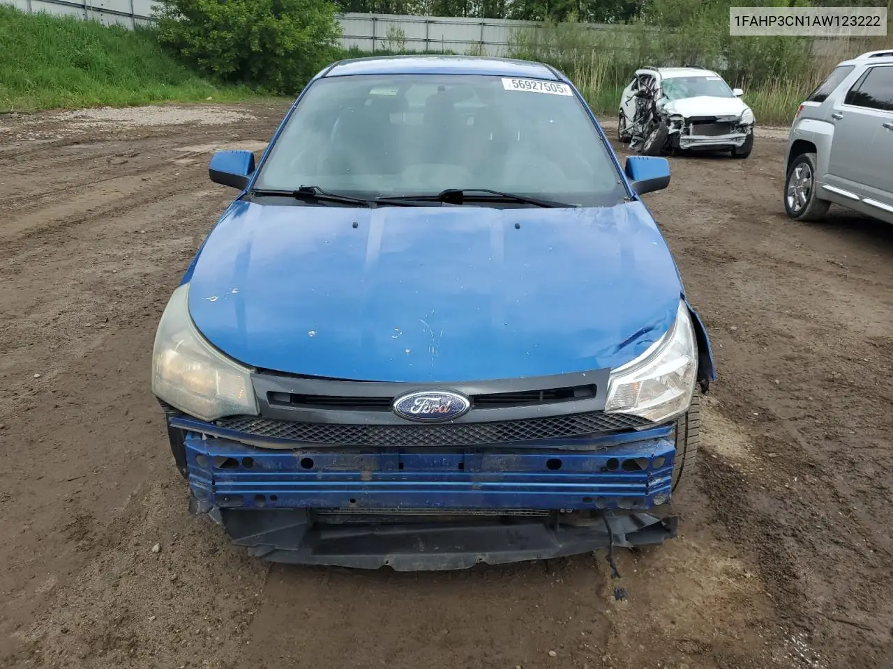 2010 Ford Focus Se VIN: 1FAHP3CN1AW123222 Lot: 56927505