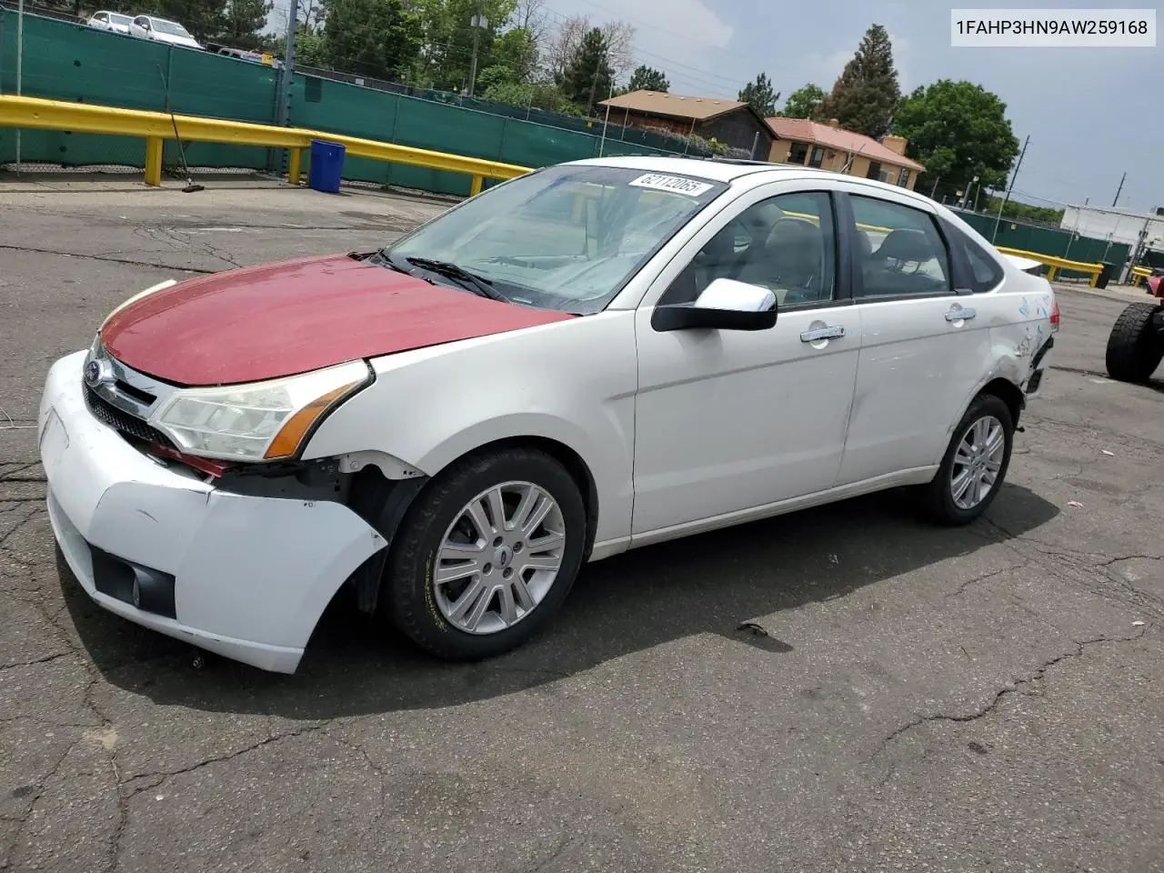 2010 Ford Focus Sel VIN: 1FAHP3HN9AW259168 Lot: 62112065