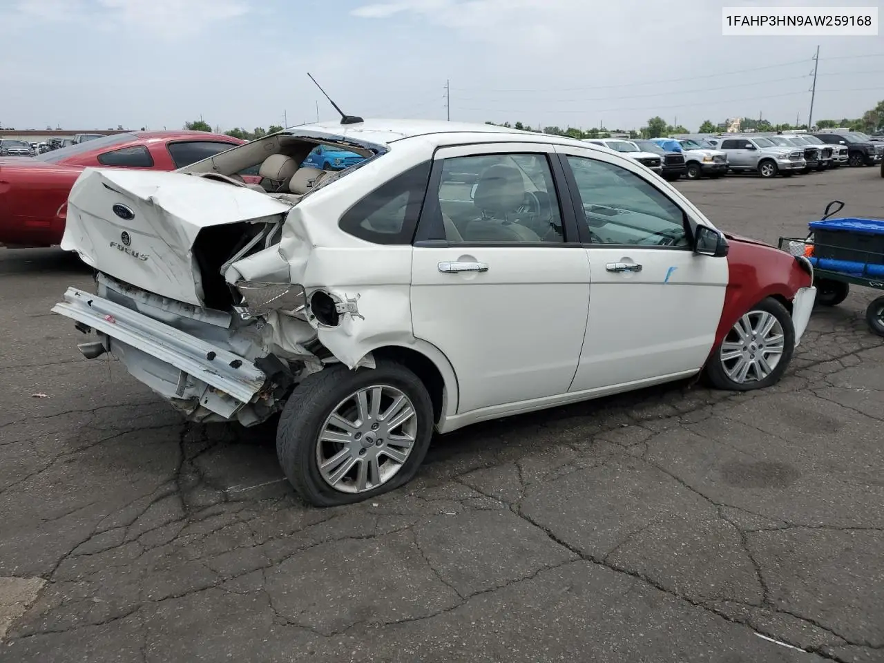 2010 Ford Focus Sel VIN: 1FAHP3HN9AW259168 Lot: 62112065