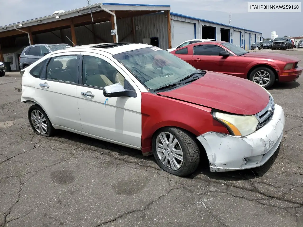 2010 Ford Focus Sel VIN: 1FAHP3HN9AW259168 Lot: 62112065
