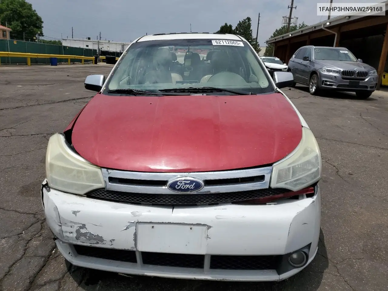 2010 Ford Focus Sel VIN: 1FAHP3HN9AW259168 Lot: 62112065