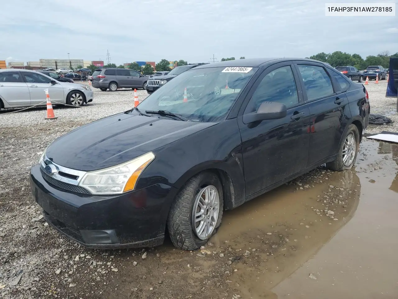 2010 Ford Focus Se VIN: 1FAHP3FN1AW278185 Lot: 62447865