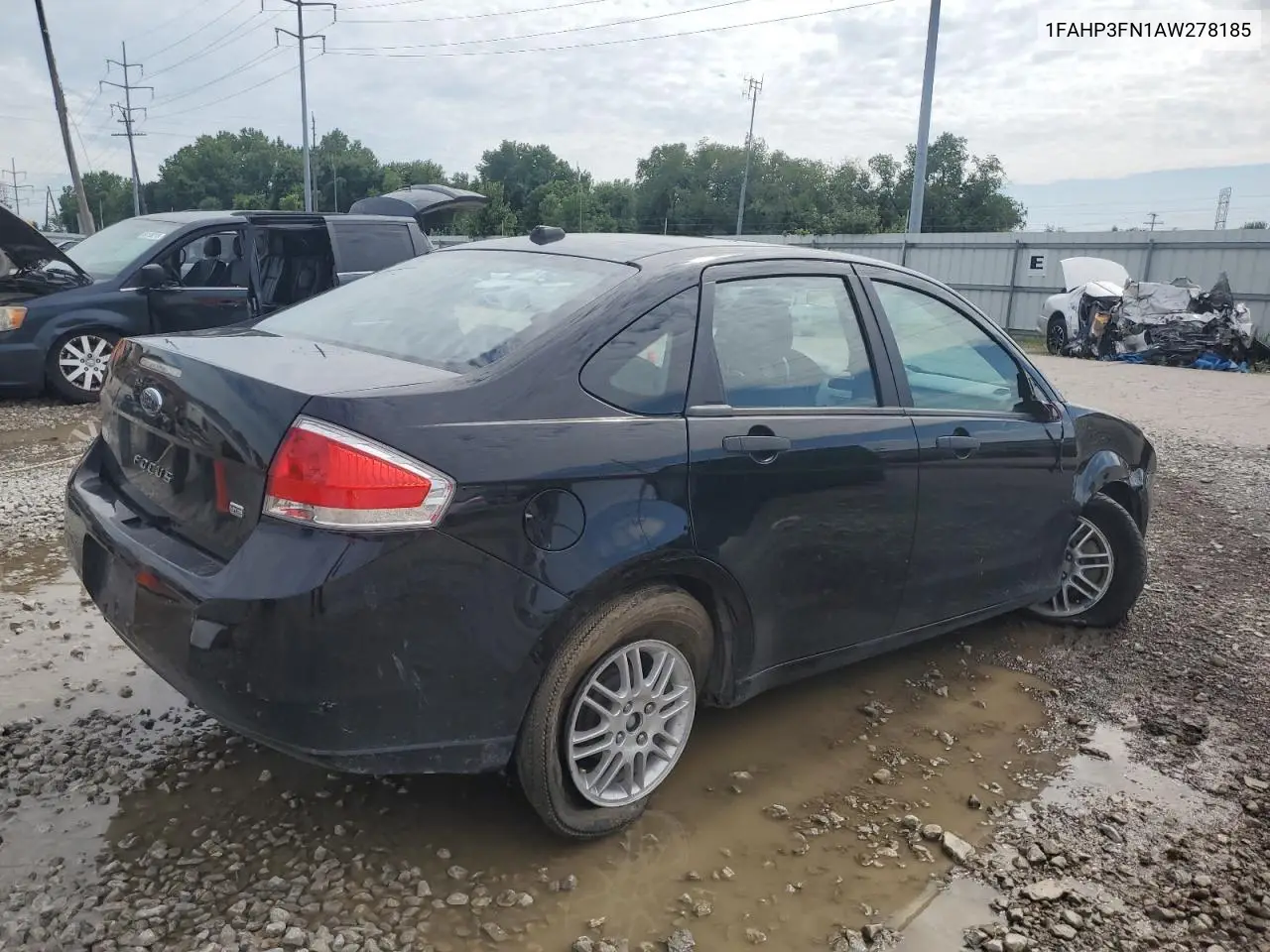 2010 Ford Focus Se VIN: 1FAHP3FN1AW278185 Lot: 62447865