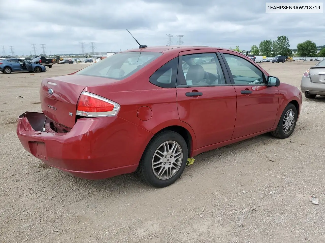 2010 Ford Focus Se VIN: 1FAHP3FN9AW218719 Lot: 62710825