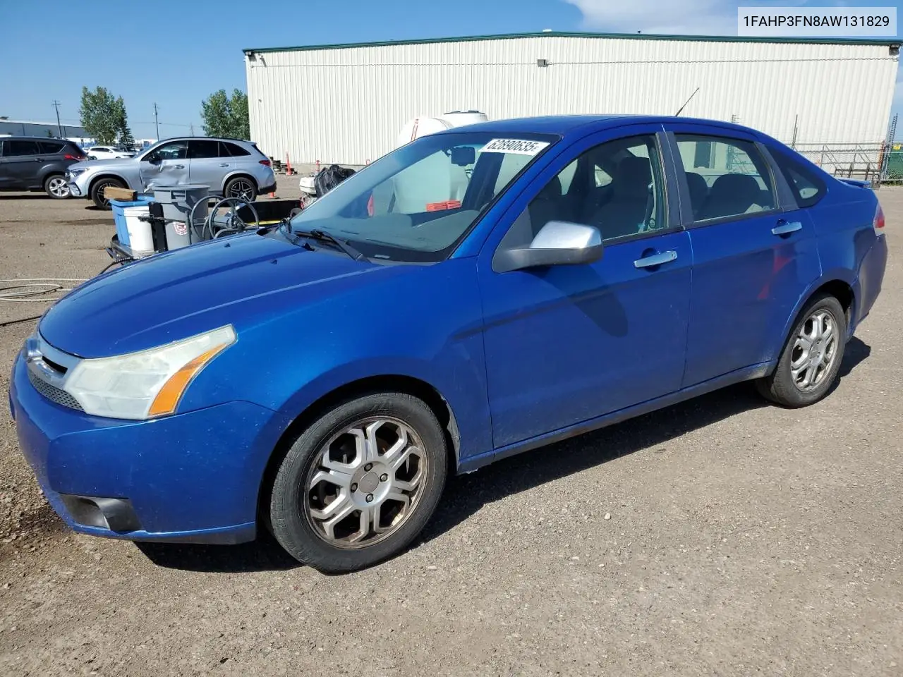 2010 Ford Focus Se VIN: 1FAHP3FN8AW131829 Lot: 62890635