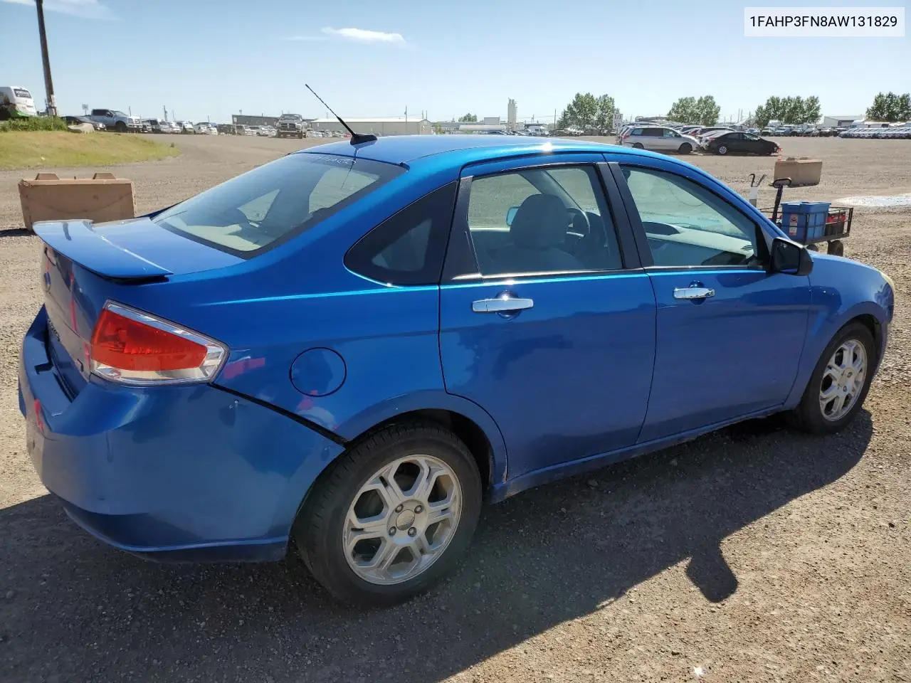 2010 Ford Focus Se VIN: 1FAHP3FN8AW131829 Lot: 62890635