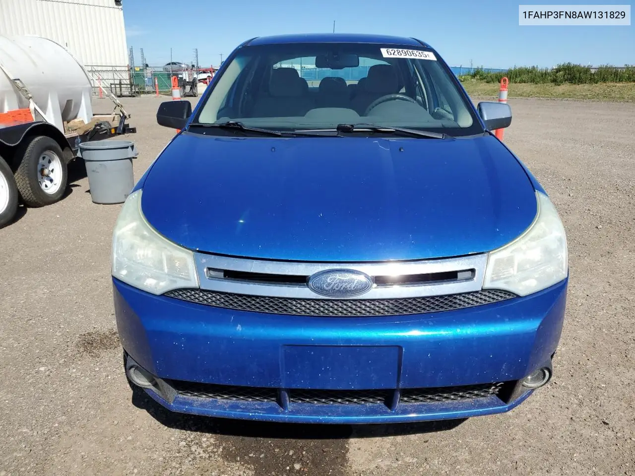 2010 Ford Focus Se VIN: 1FAHP3FN8AW131829 Lot: 62890635