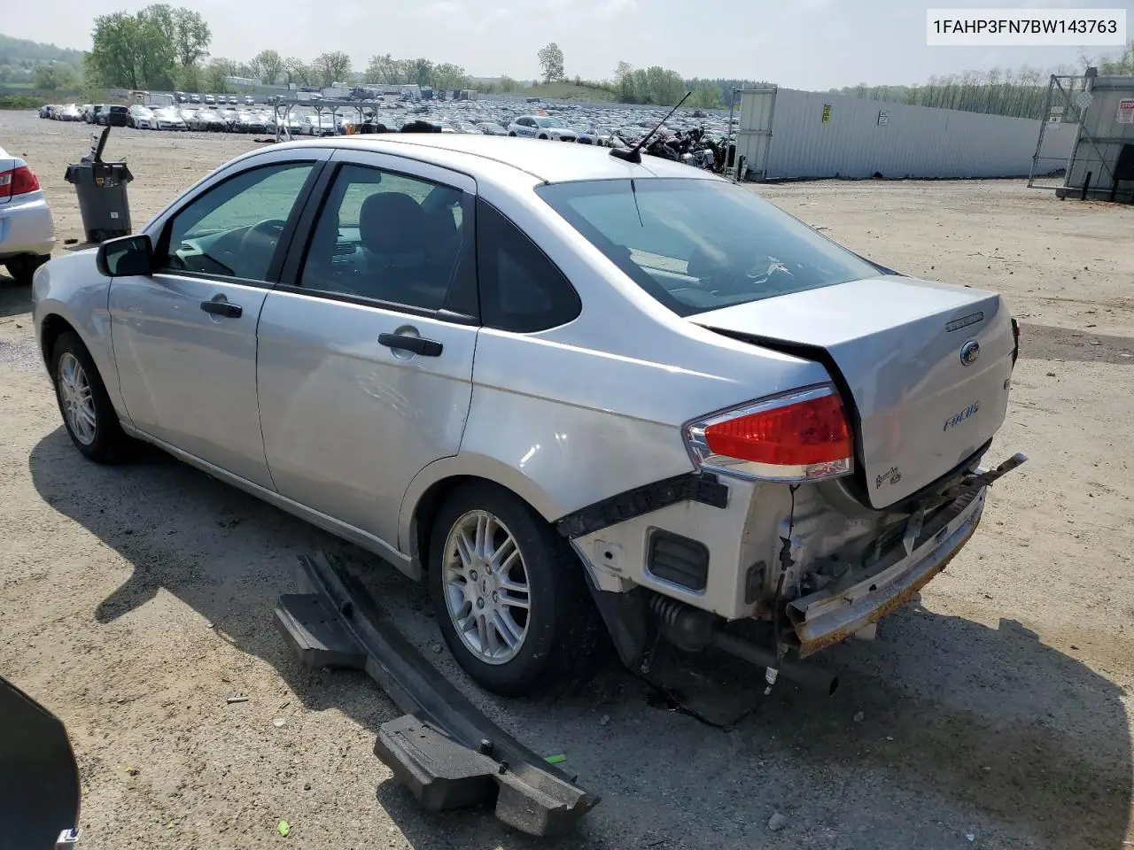 2011 Ford Focus Se VIN: 1FAHP3FN7BW143763 Lot: 56884875