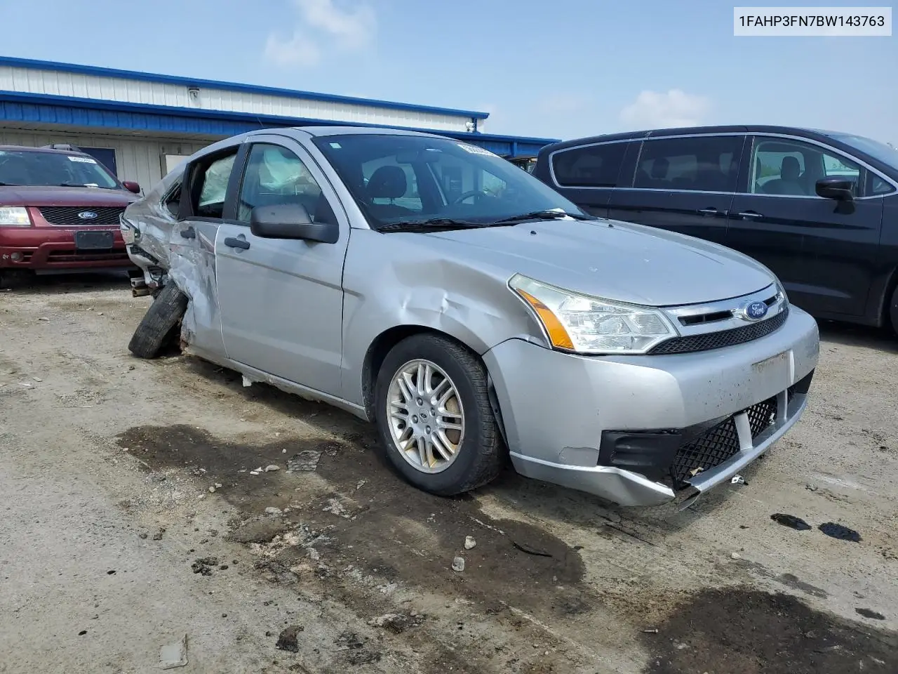 2011 Ford Focus Se VIN: 1FAHP3FN7BW143763 Lot: 56884875