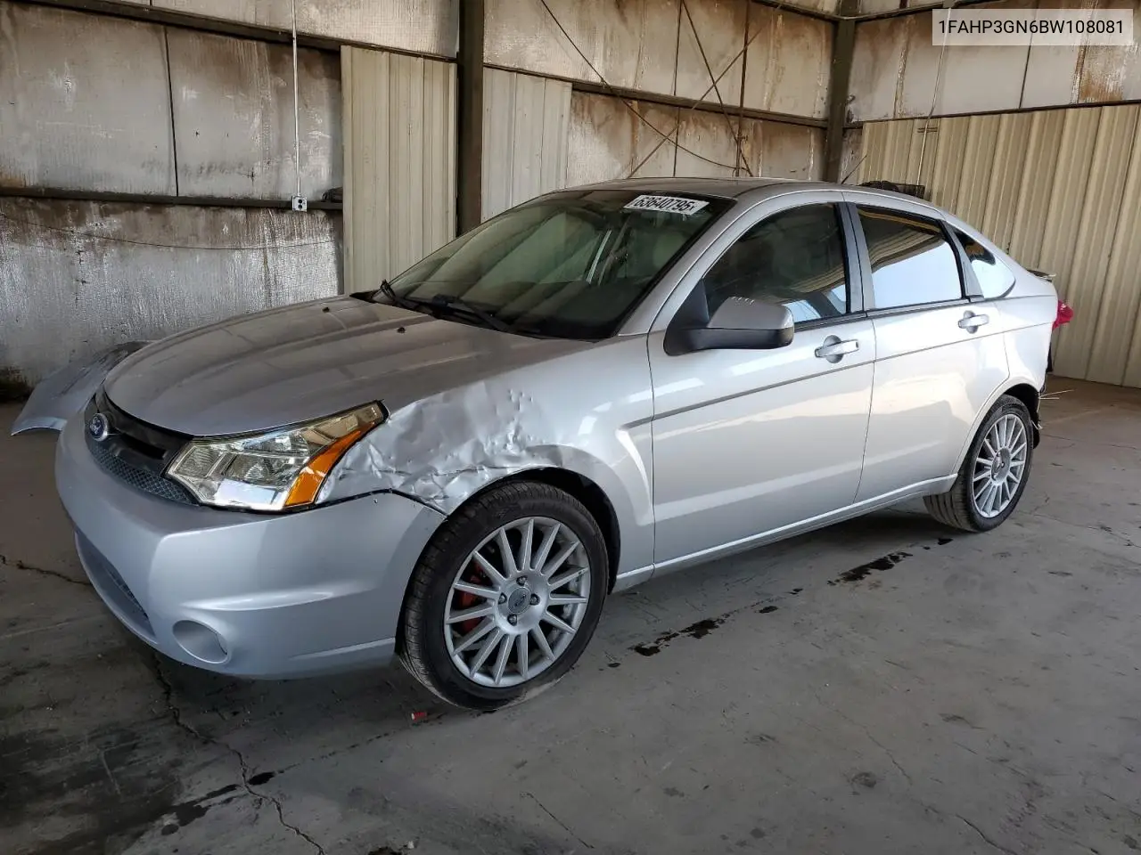 2011 Ford Focus Ses VIN: 1FAHP3GN6BW108081 Lot: 63640795