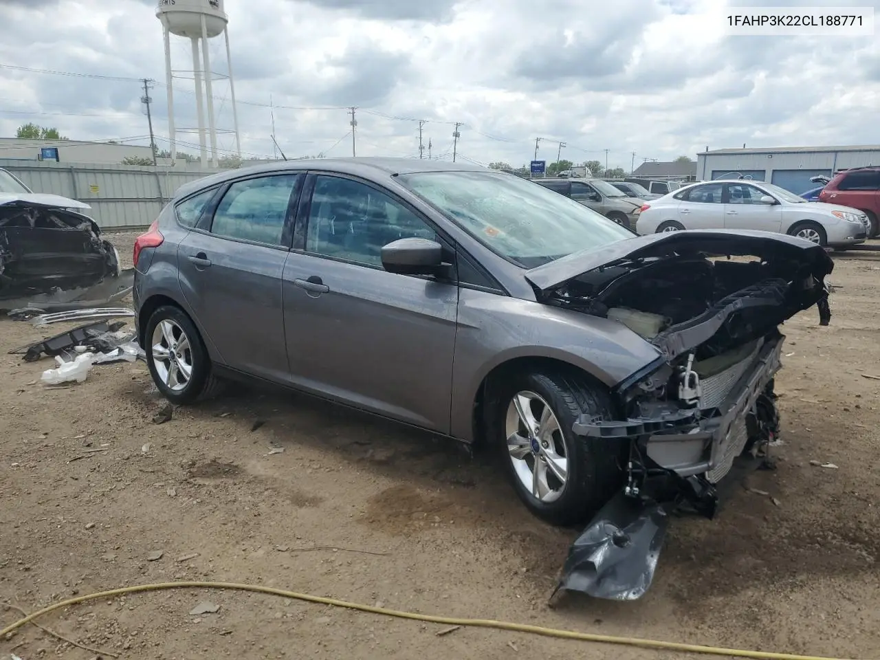 2012 Ford Focus Se VIN: 1FAHP3K22CL188771 Lot: 56702675