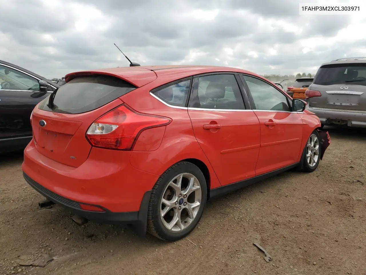 2012 Ford Focus Sel VIN: 1FAHP3M2XCL303971 Lot: 56767805