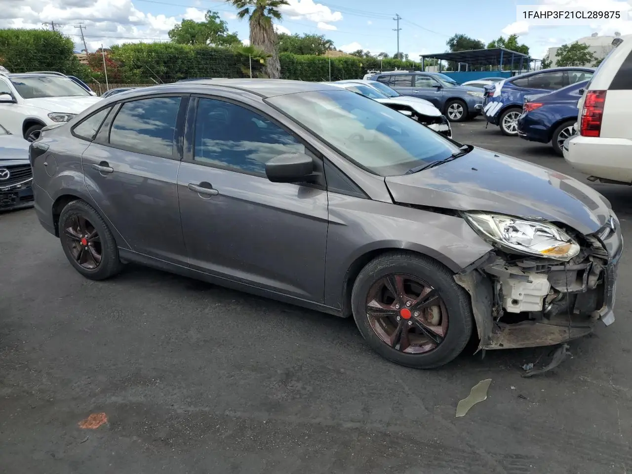 2012 Ford Focus Se VIN: 1FAHP3F21CL289875 Lot: 56784125