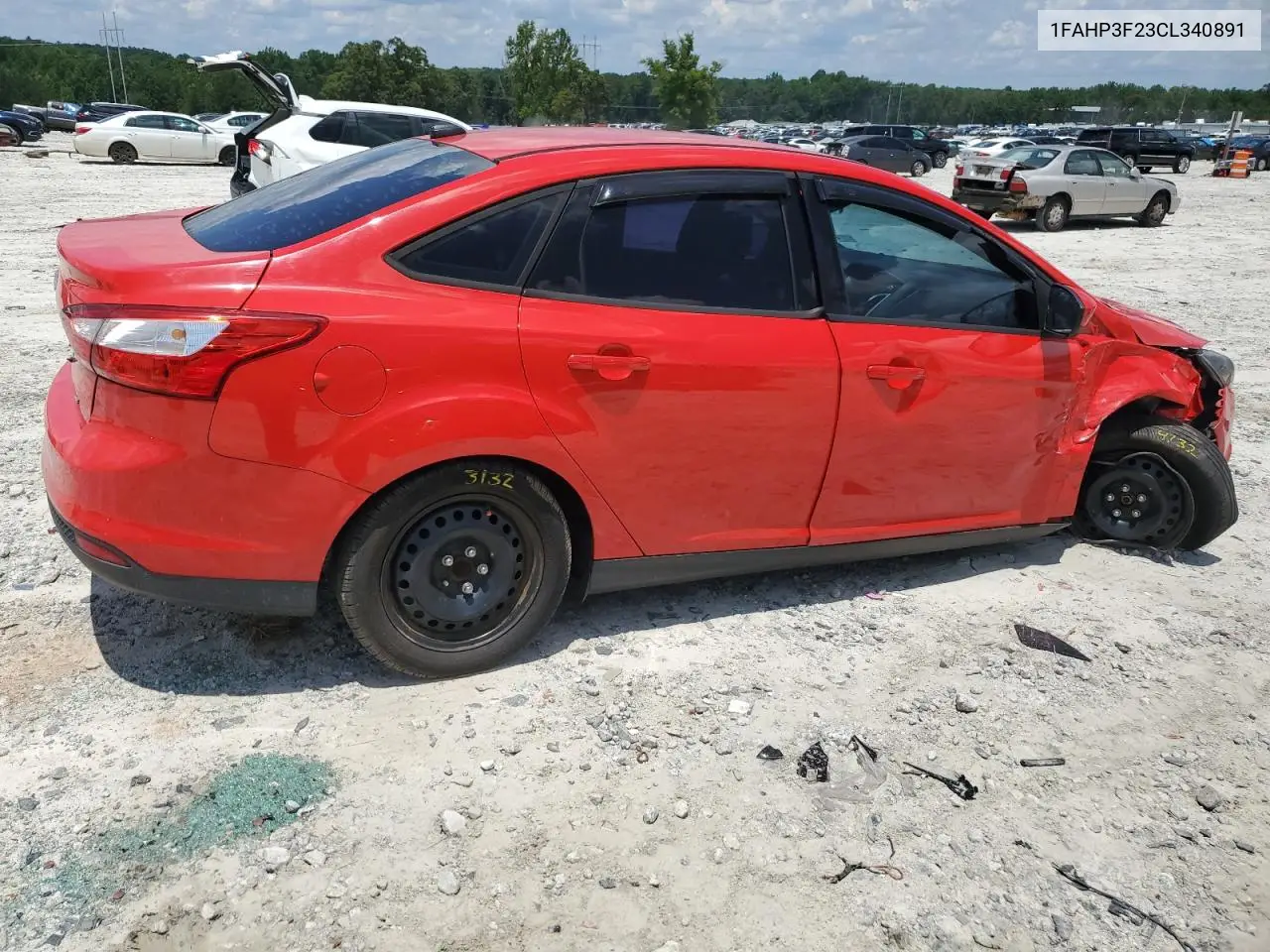 2012 Ford Focus Se VIN: 1FAHP3F23CL340891 Lot: 61818875