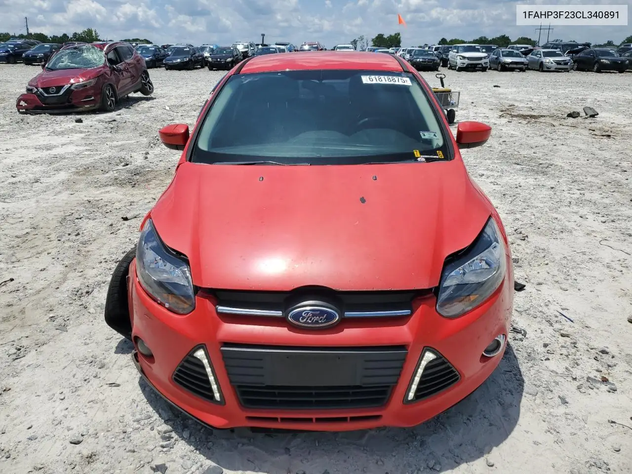 2012 Ford Focus Se VIN: 1FAHP3F23CL340891 Lot: 61818875
