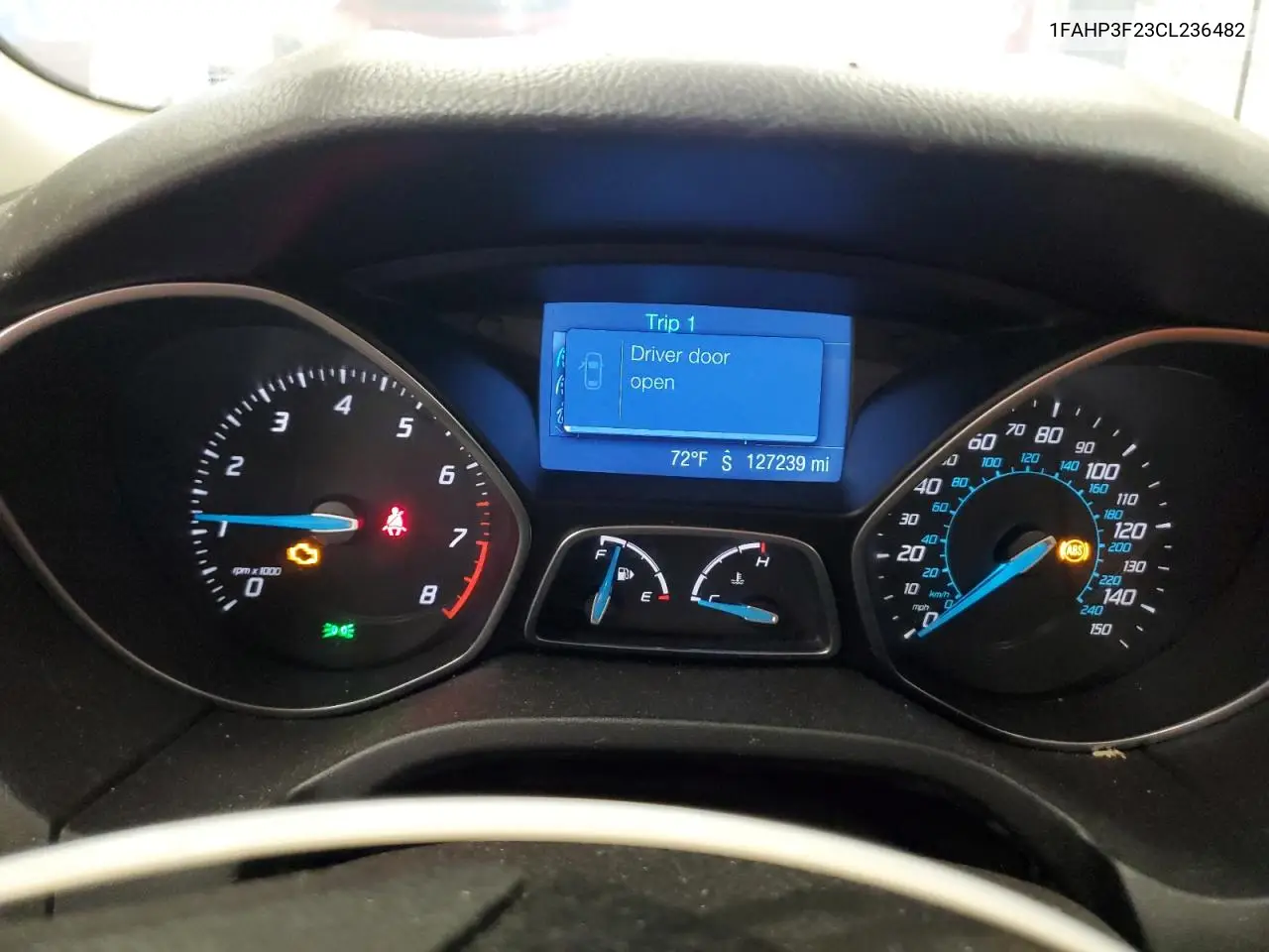 2012 Ford Focus Se VIN: 1FAHP3F23CL236482 Lot: 62279735