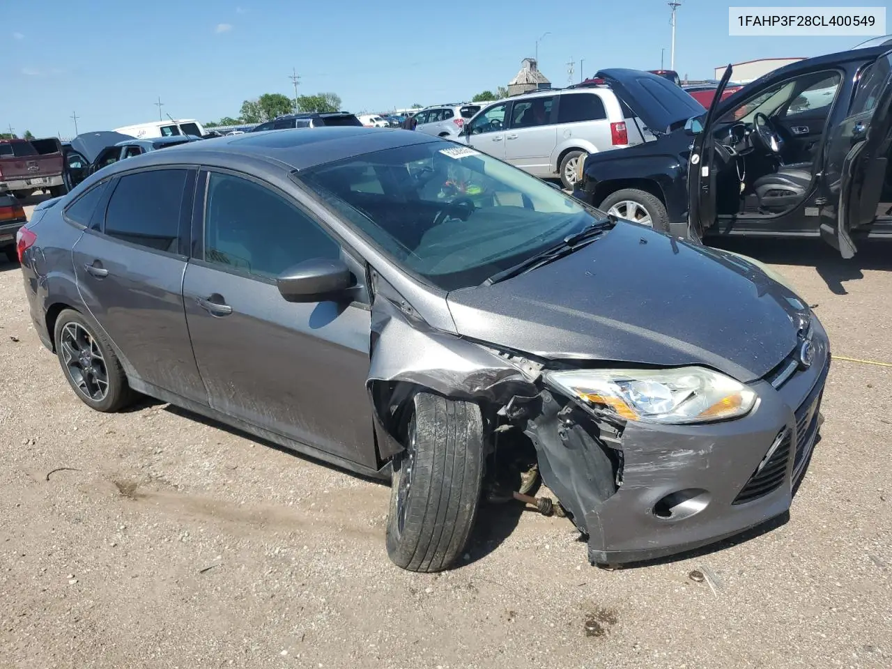 2012 Ford Focus Se VIN: 1FAHP3F28CL400549 Lot: 62389505