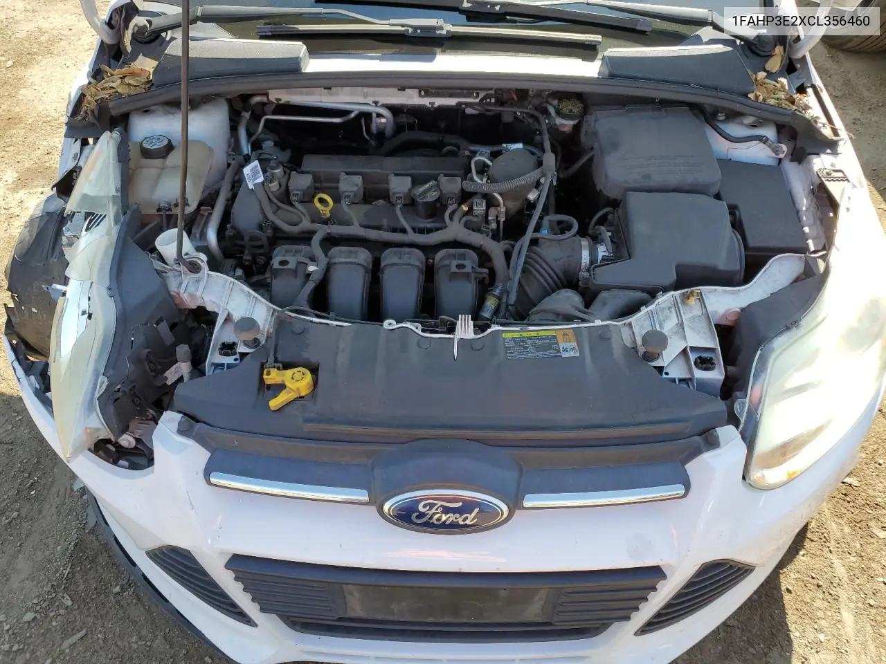 2012 Ford Focus S VIN: 1FAHP3E2XCL356460 Lot: 62527385