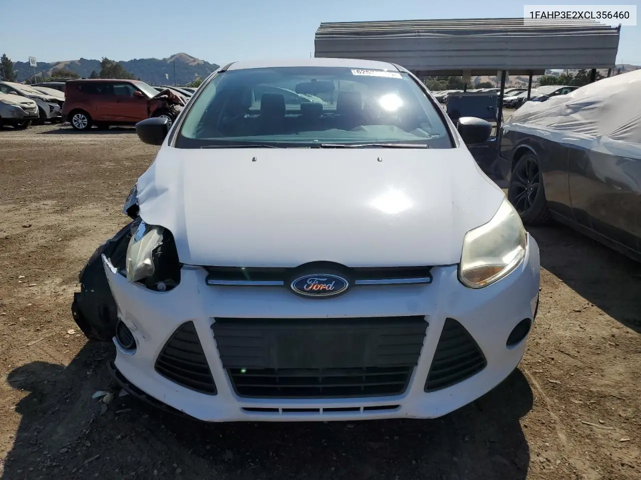 2012 Ford Focus S VIN: 1FAHP3E2XCL356460 Lot: 62527385