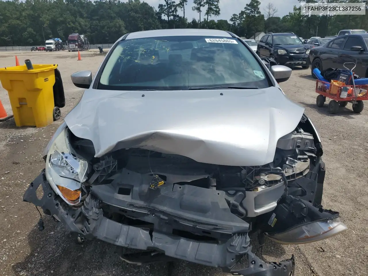 2012 Ford Focus Se VIN: 1FAHP3F23CL387256 Lot: 62645865