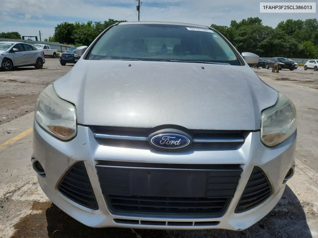 2012 Ford Focus Se VIN: 1FAHP3F25CL386013 Lot: 62707885