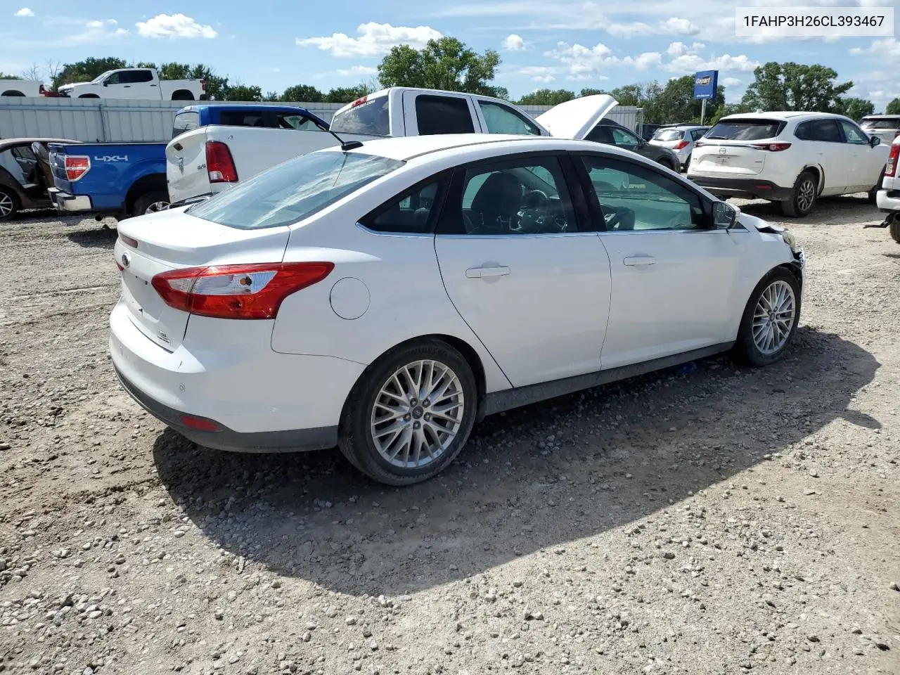 2012 Ford Focus Sel VIN: 1FAHP3H26CL393467 Lot: 62902365