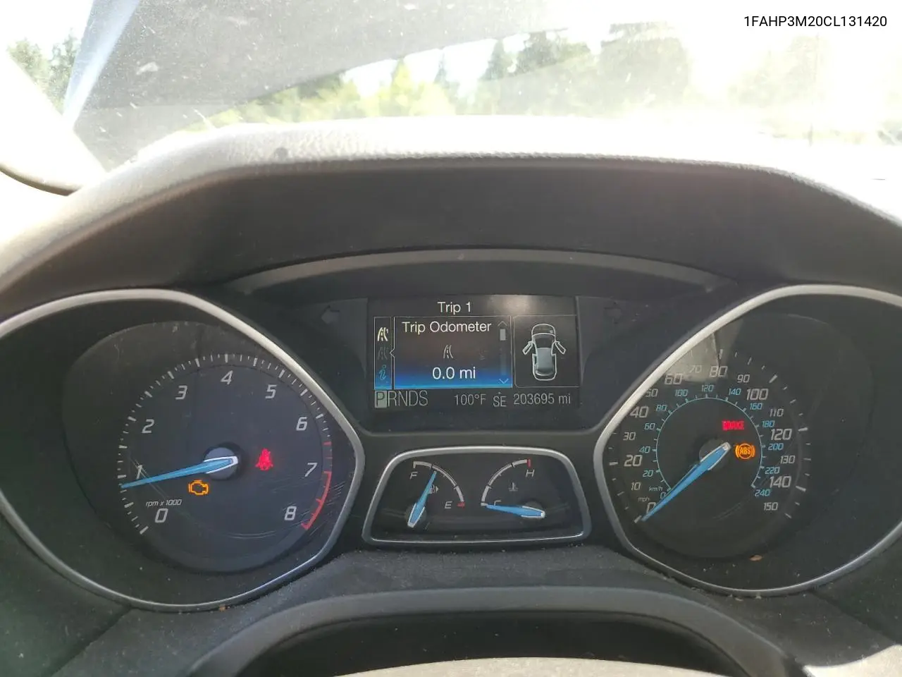 2012 Ford Focus Sel VIN: 1FAHP3M20CL131420 Lot: 62907375