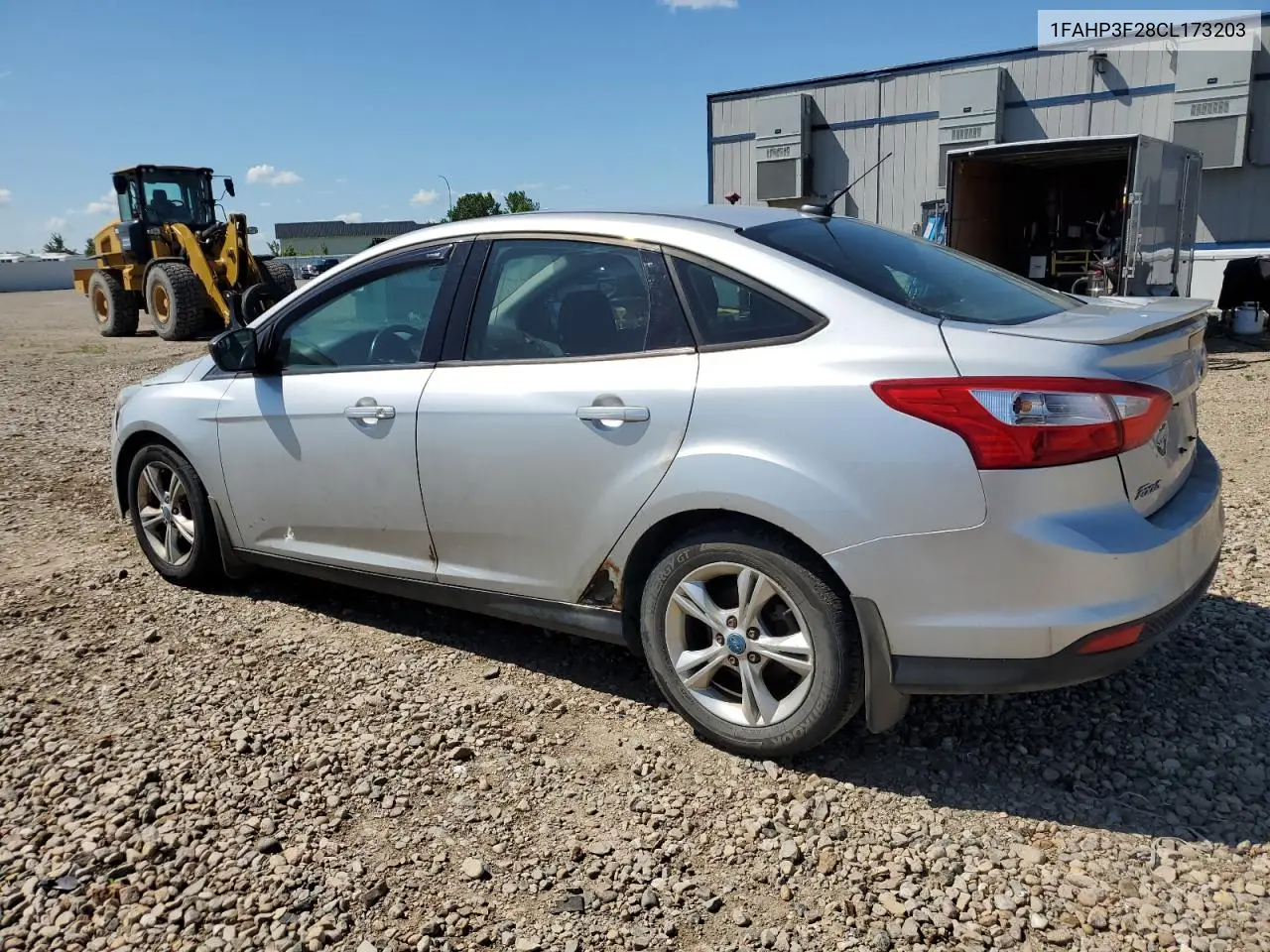 2012 Ford Focus Se VIN: 1FAHP3F28CL173203 Lot: 63016495