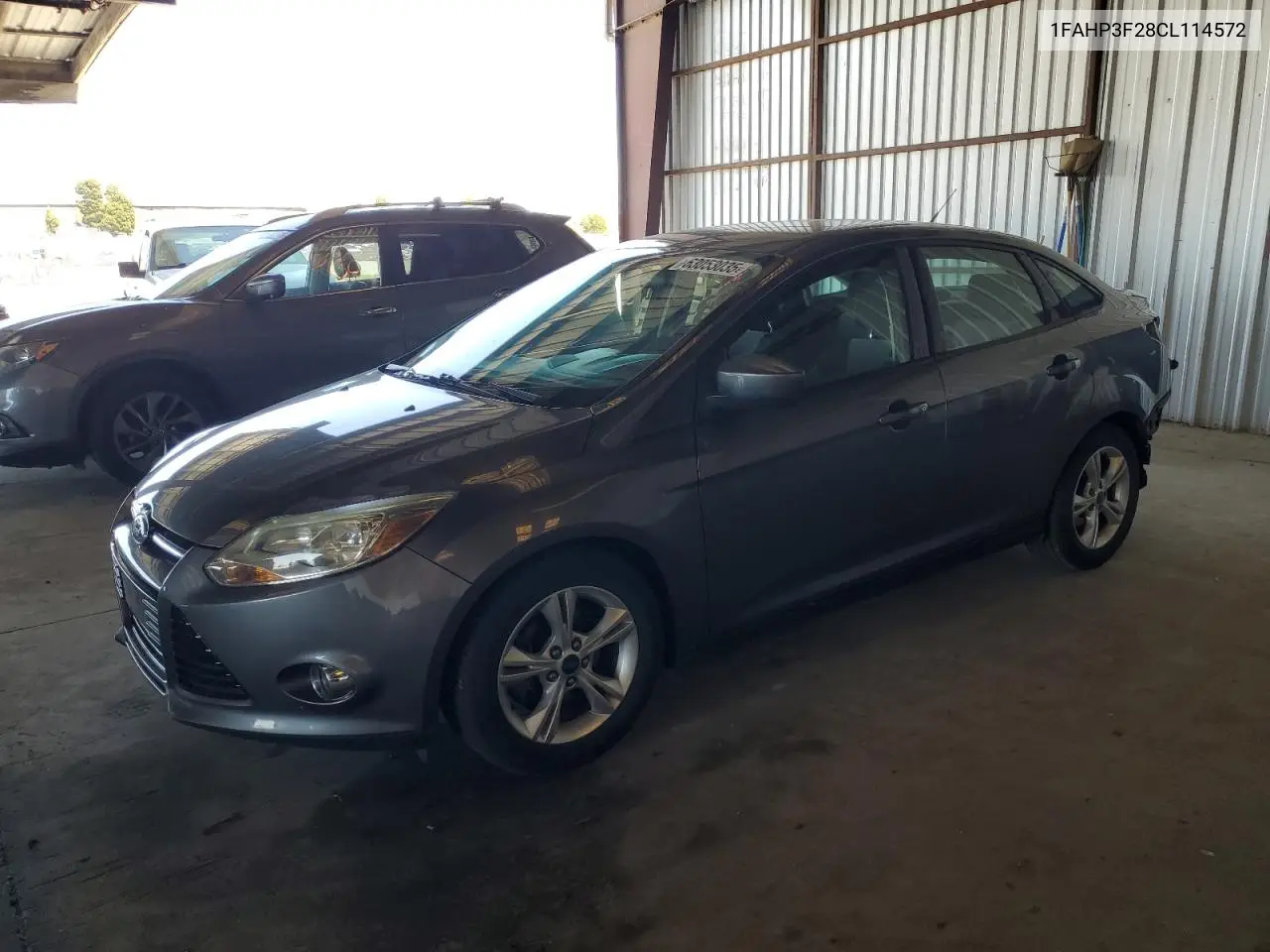 2012 Ford Focus Se VIN: 1FAHP3F28CL114572 Lot: 63053035