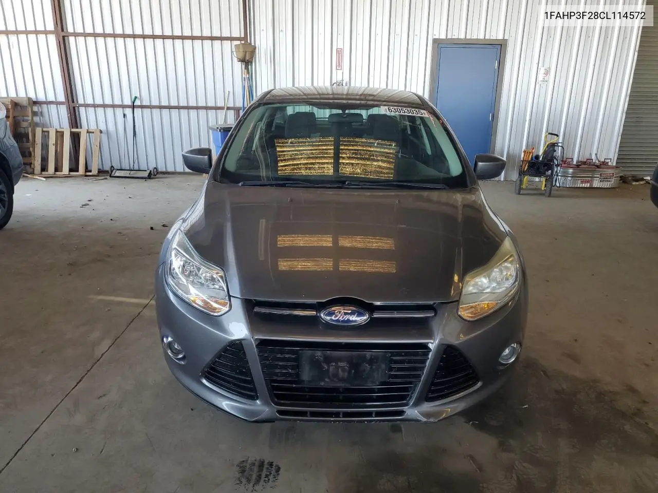 2012 Ford Focus Se VIN: 1FAHP3F28CL114572 Lot: 63053035
