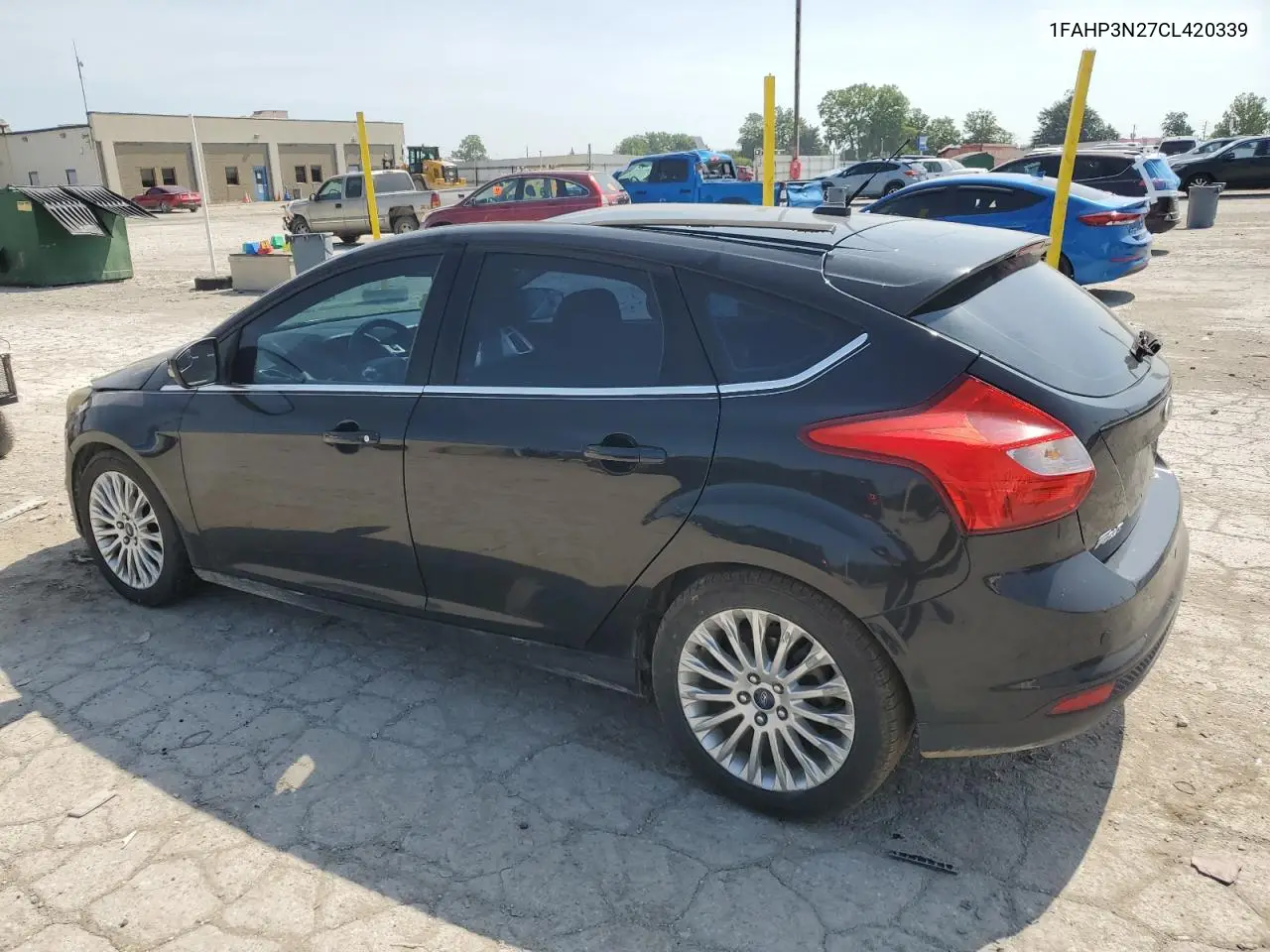 2012 Ford Focus Titanium VIN: 1FAHP3N27CL420339 Lot: 63304255