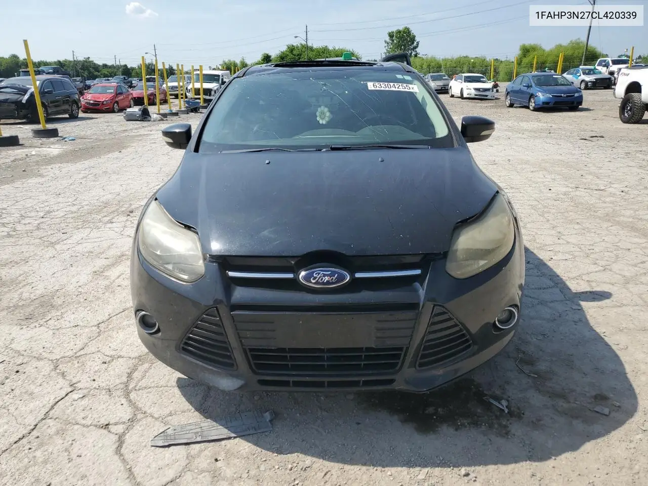 2012 Ford Focus Titanium VIN: 1FAHP3N27CL420339 Lot: 63304255
