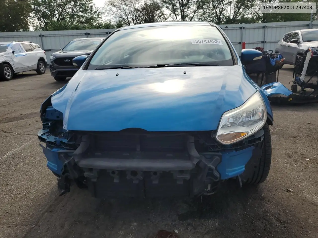 2013 Ford Focus Se VIN: 1FADP3F2XDL297408 Lot: 56742455
