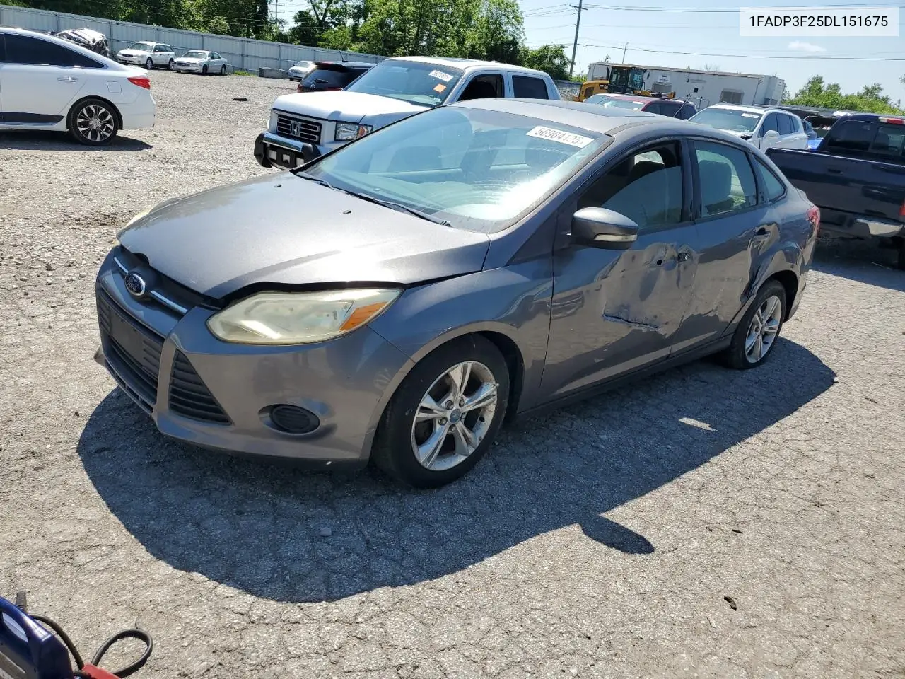 2013 Ford Focus Se VIN: 1FADP3F25DL151675 Lot: 56904195