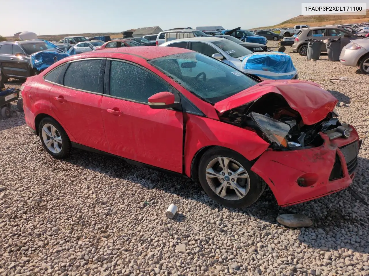 2013 Ford Focus Se VIN: 1FADP3F2XDL171100 Lot: 61307815