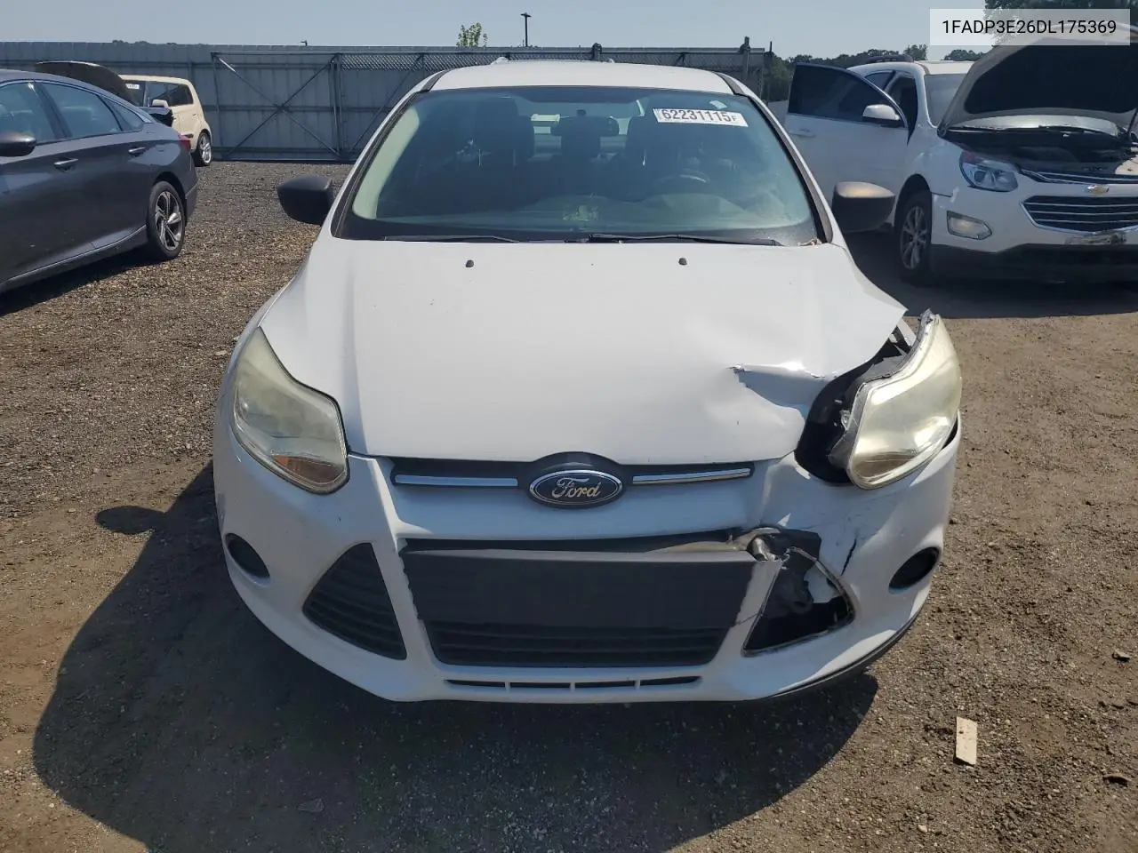 2013 Ford Focus S VIN: 1FADP3E26DL175369 Lot: 62231115